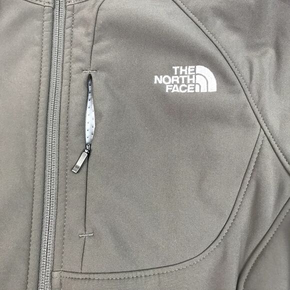 THE NORTH FACE Apex Bionic Full Zip Jacket Women S Brown Softshell Fleece Lined - Picture 9 of 14